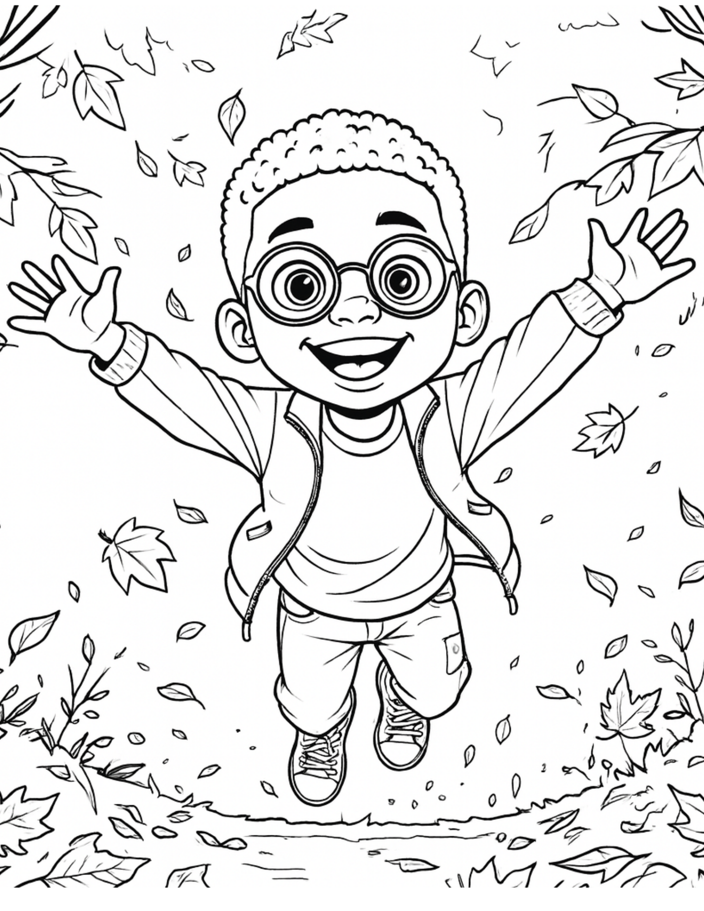 Kids Thanksgiving Printable Coloring and Activity Book