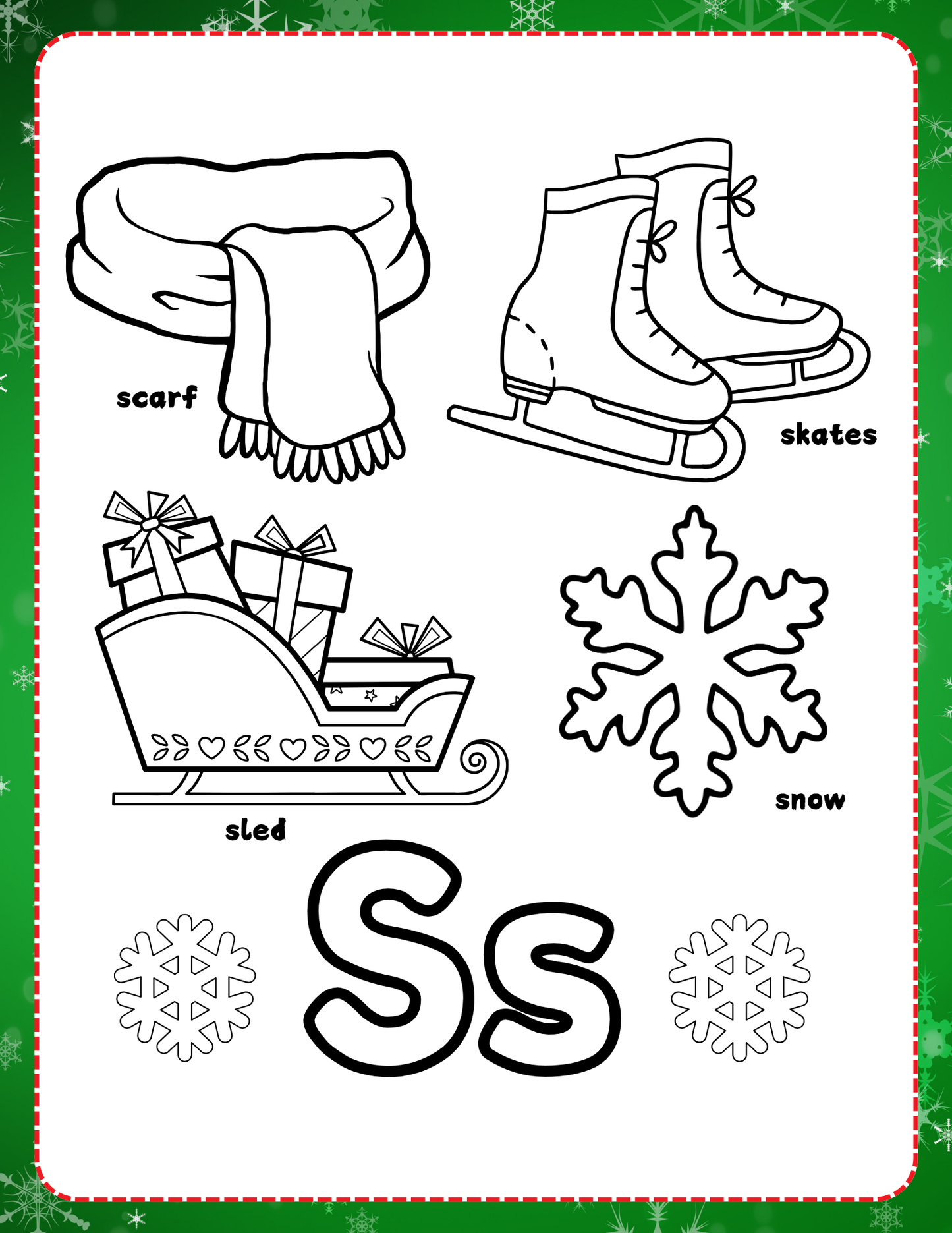 Christmas Coloring & Activity Printable Book | 100+ Pages of Fun