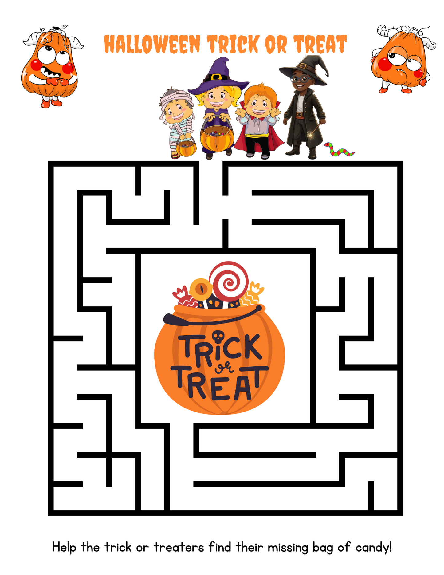 Halloween Kids Printable Activity Sheets | 45+ Fun Learning Pages