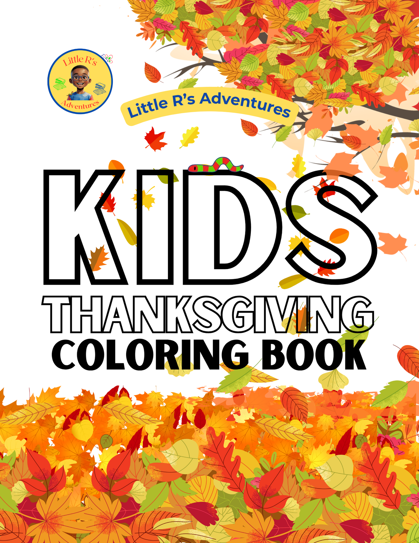 Kids Thanksgiving Printable Coloring and Activity Book