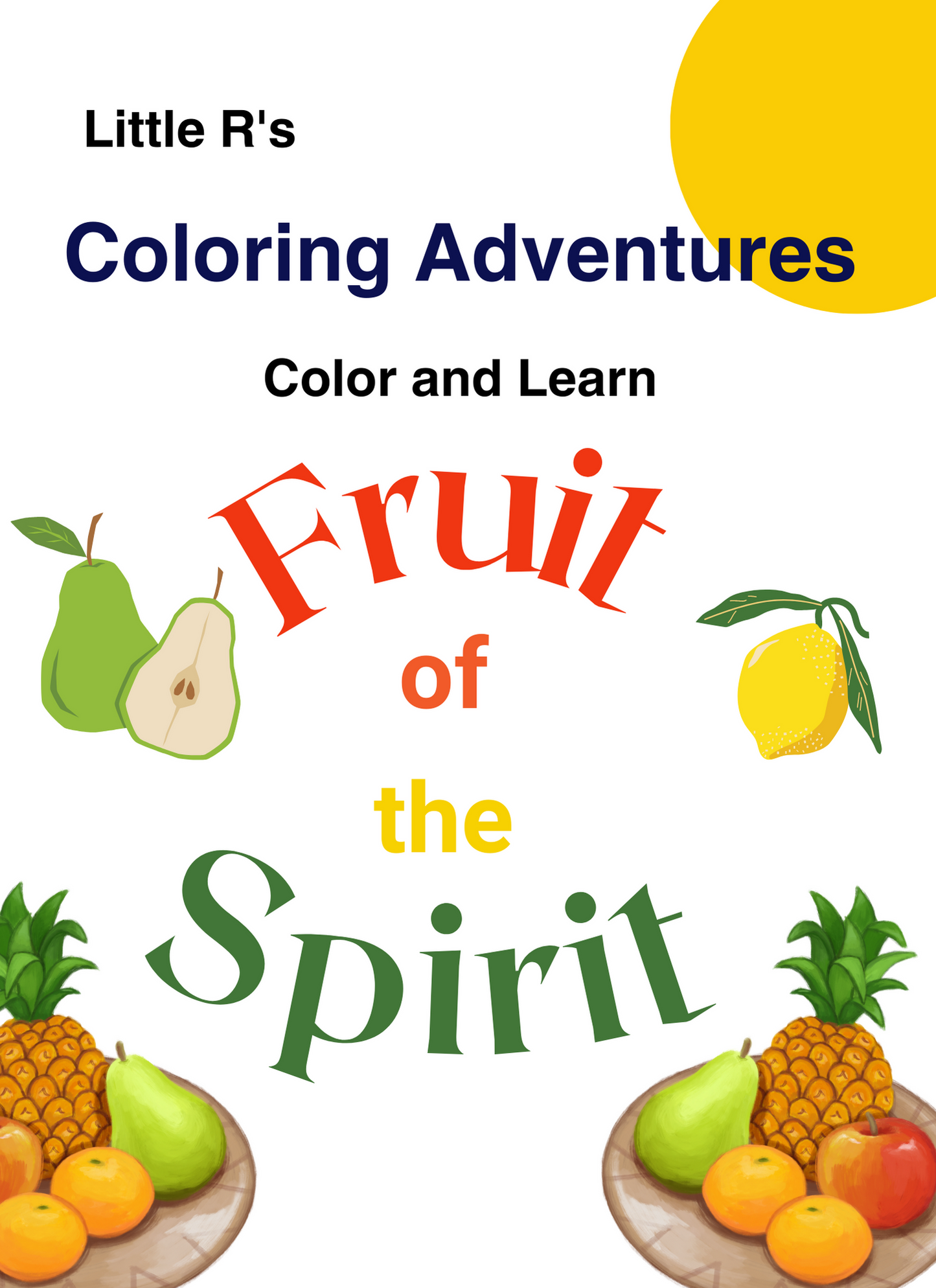 Fruit of the Spirit Coloring Printable Book