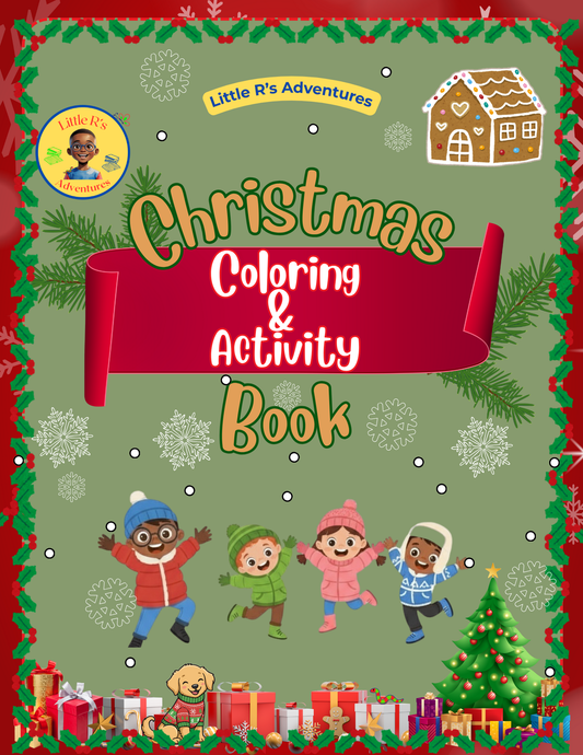 Christmas Coloring & Activity Printable Book | 100+ Pages of Fun