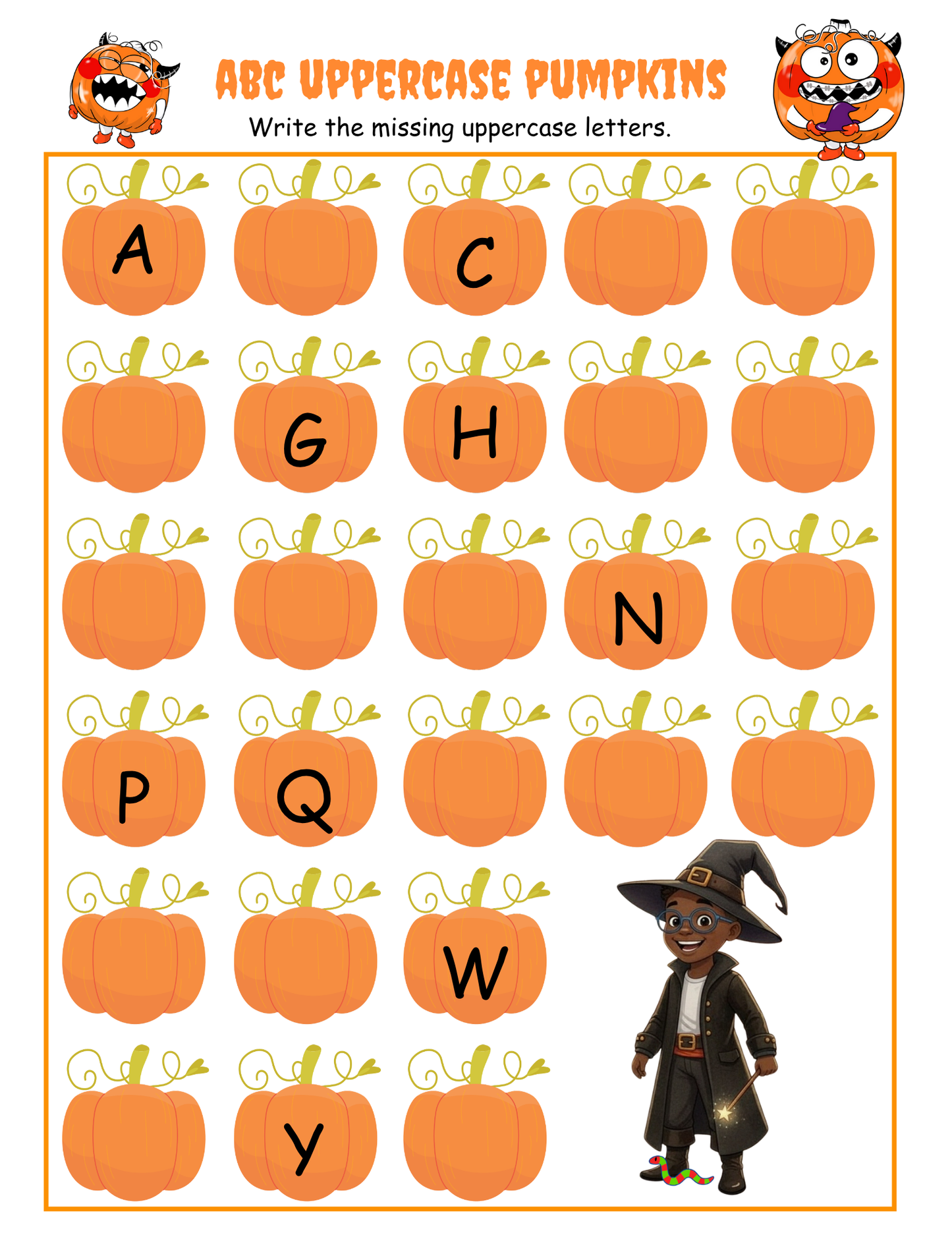 Halloween Kids Printable Activity Sheets | 45+ Fun Learning Pages