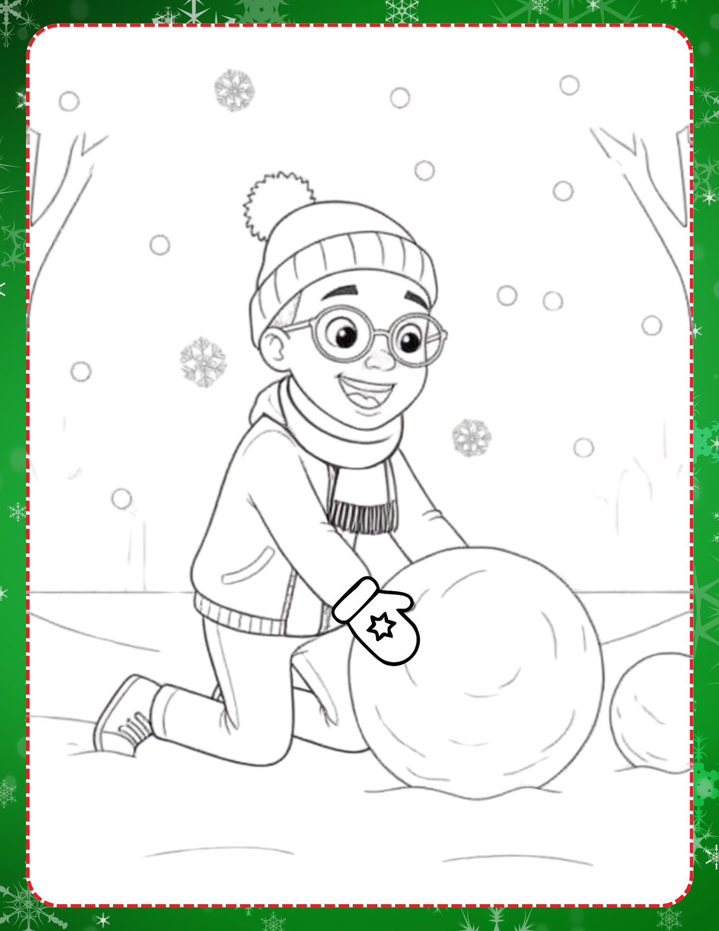 Christmas Coloring & Activity Printable Book | 100+ Pages of Fun