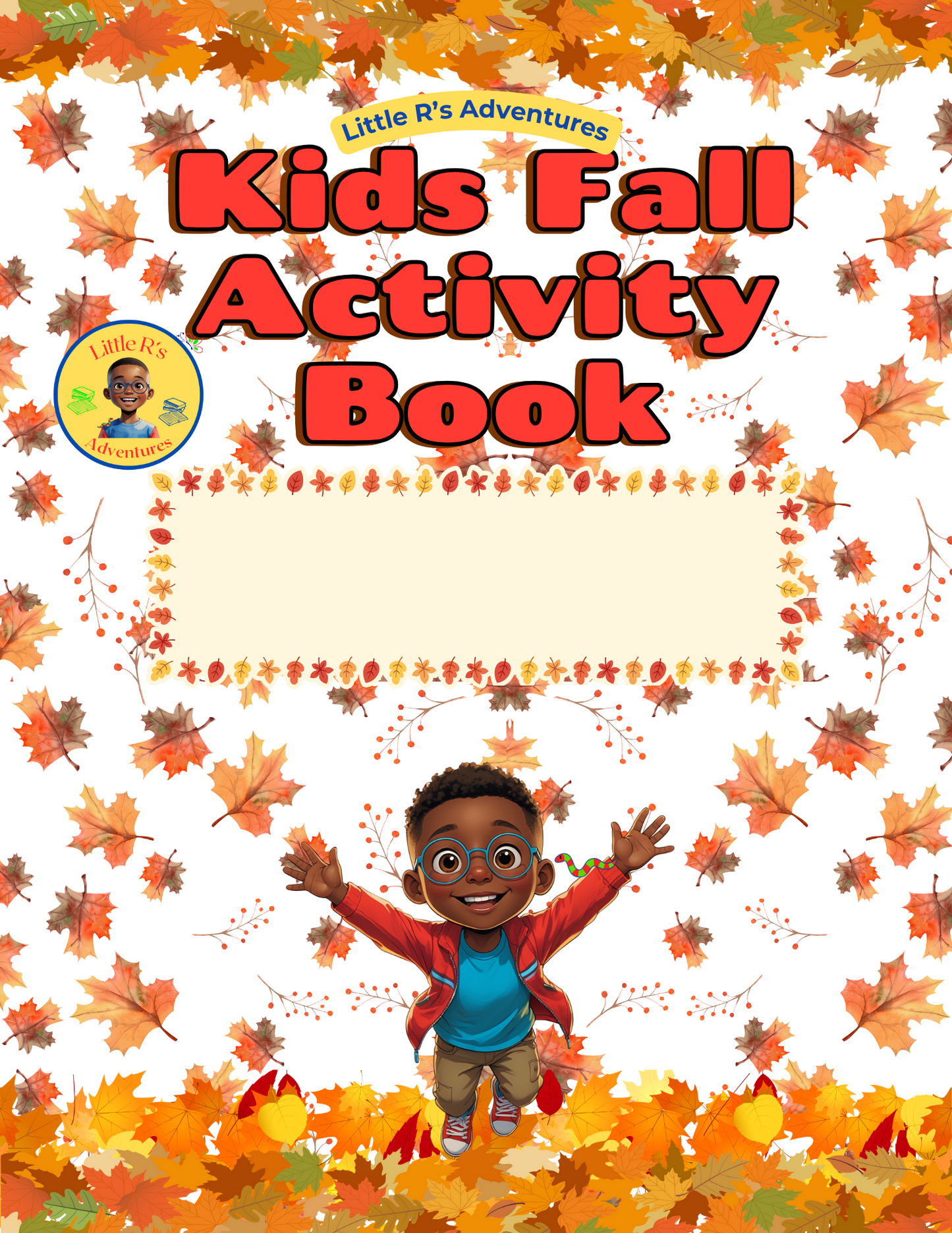 Kids Fall Activity and Coloring Printable Book - Little R's Adventures