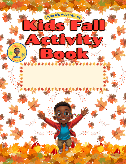 Kids Fall Activity and Coloring Printable Book - Little R's Adventures