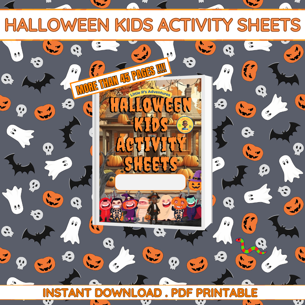 Halloween Kids Printable Activity Sheets | 45+ Fun Learning Pages