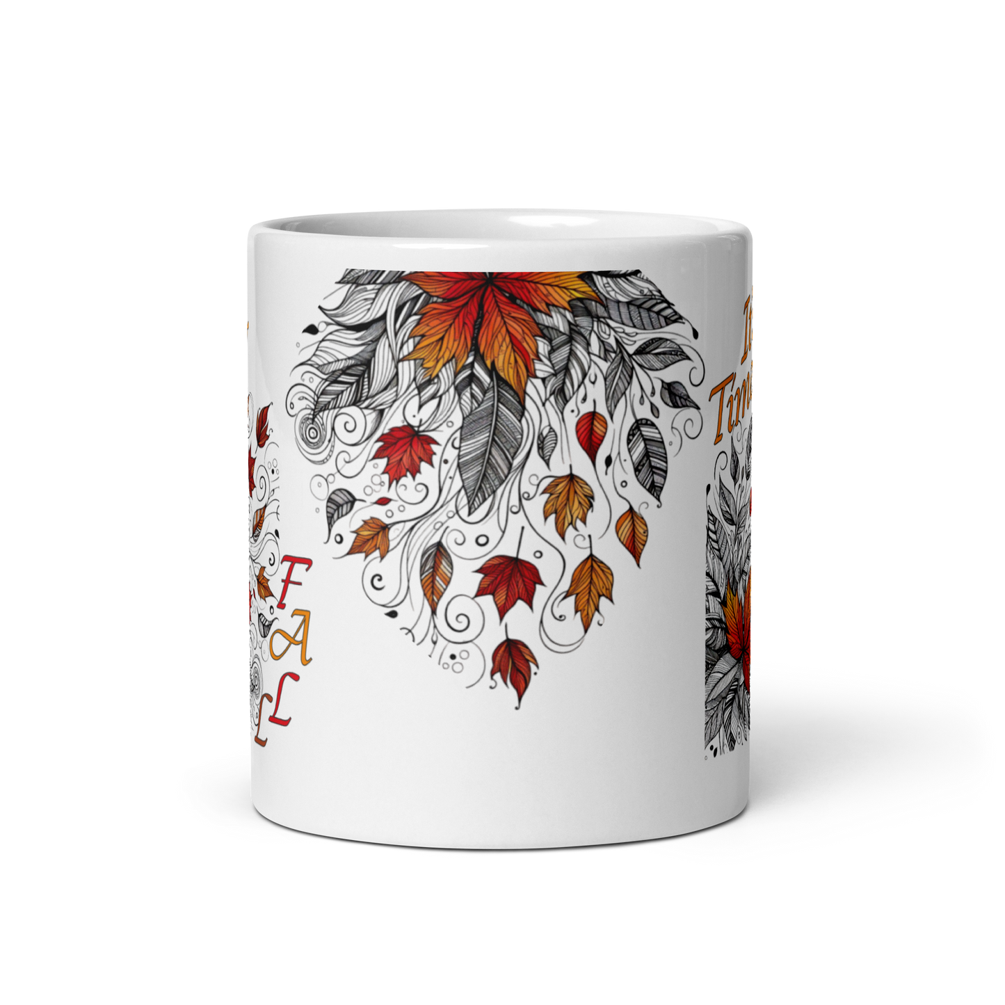 It’s Time for Fall Mug | Cozy Autumn Ceramic Coffee Cup Mug