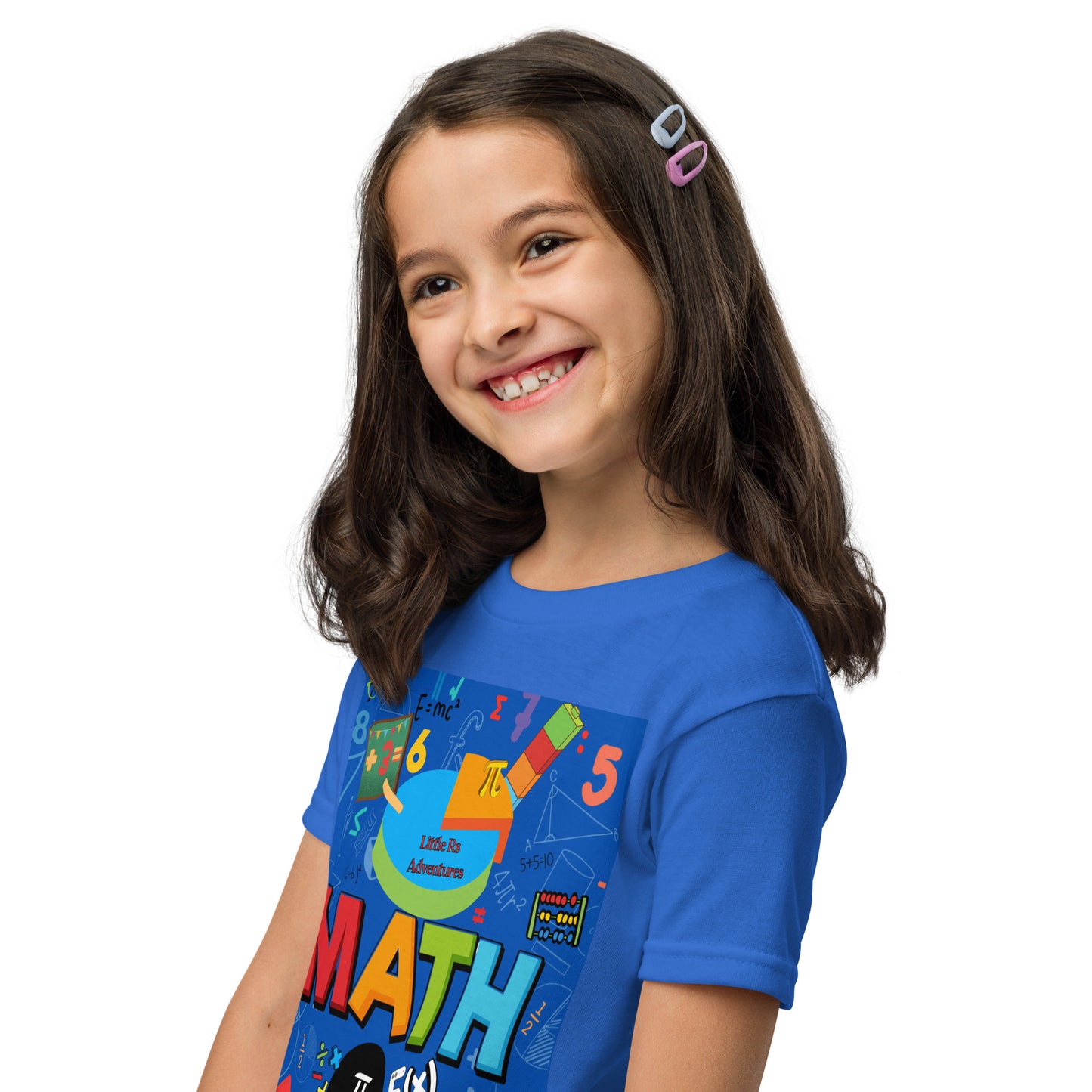Playful Math Blue Youth T-shirt